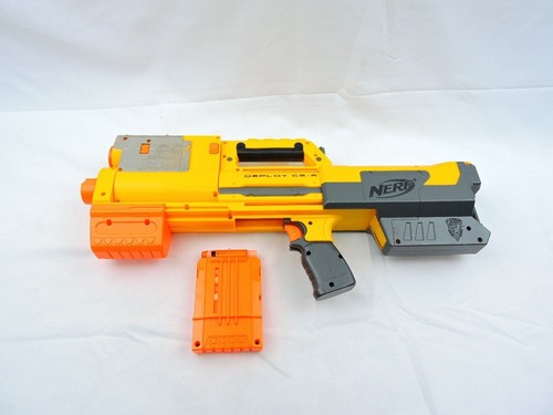 Like new nerf - n-strike, deploy